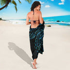 New Zealand Tribal Tattoo Sarong With Matariki Art
