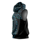 New Zealand Matariki Sleeveless Hoodie Galaxy Maori Tribal Tattoo - Aussie Hoodie