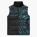 New Zealand Matariki Sleeveless Puffer Jacket Galaxy Maori Tribal Tattoo - Aussie Hoodie