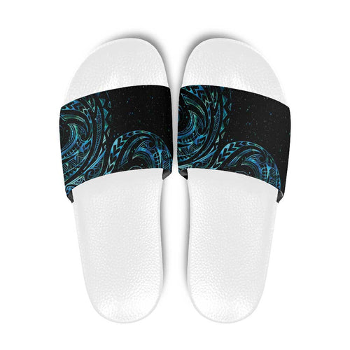 New Zealand Matariki Slide Sandals Galaxy Maori Tribal Tattoo - Aussie Hoodie