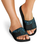 New Zealand Matariki Slide Sandals Galaxy Maori Tribal Tattoo - Aussie Hoodie