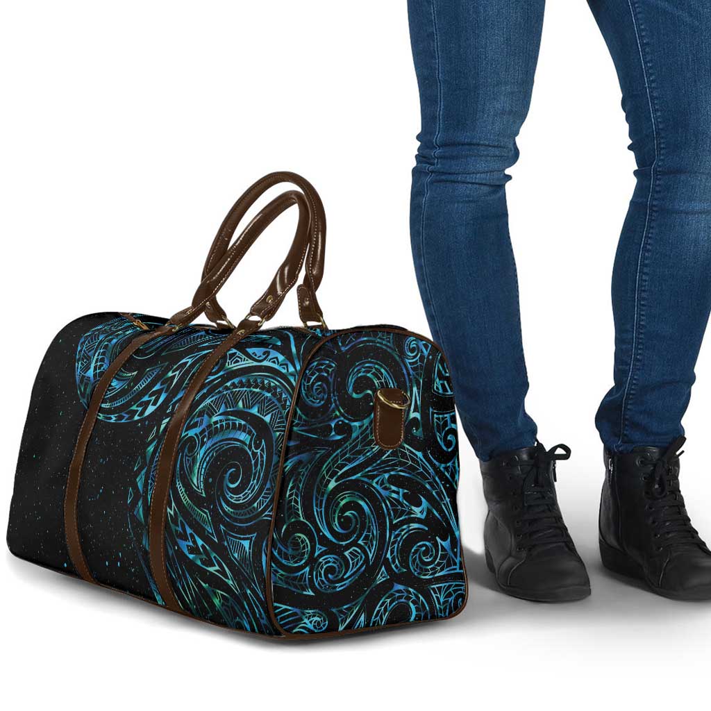 New Zealand Matariki Travel Bag Galaxy Maori Tribal Tattoo - Aussie Hoodie