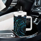 New Zealand Tribal Tattoo Tumbler With Handle With Matariki Art