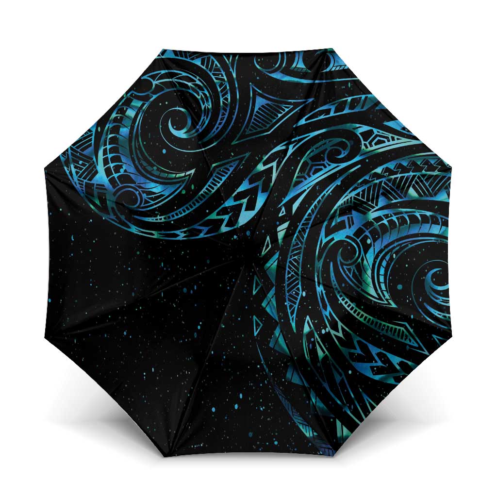 New Zealand Matariki Umbrella Galaxy Maori Tribal Tattoo - Aussie Hoodie