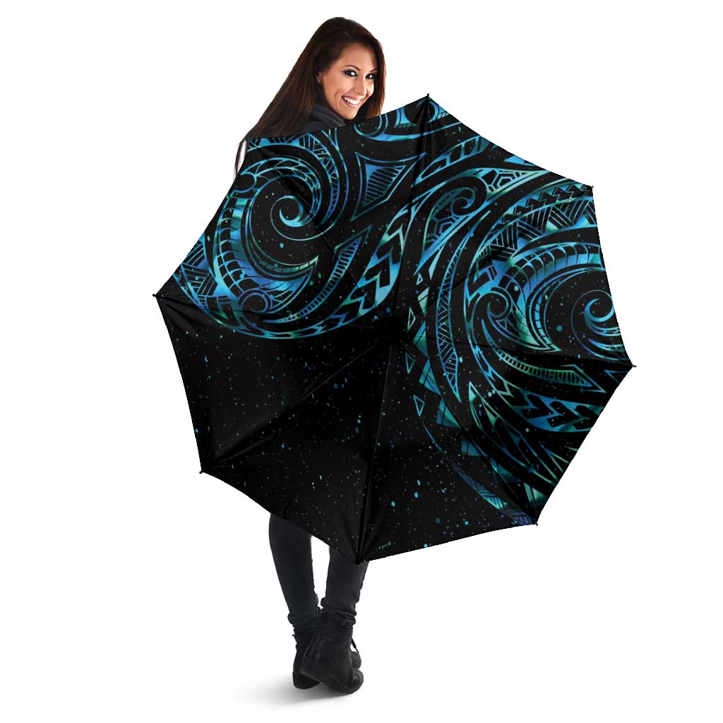 New Zealand Matariki Umbrella Galaxy Maori Tribal Tattoo - Aussie Hoodie