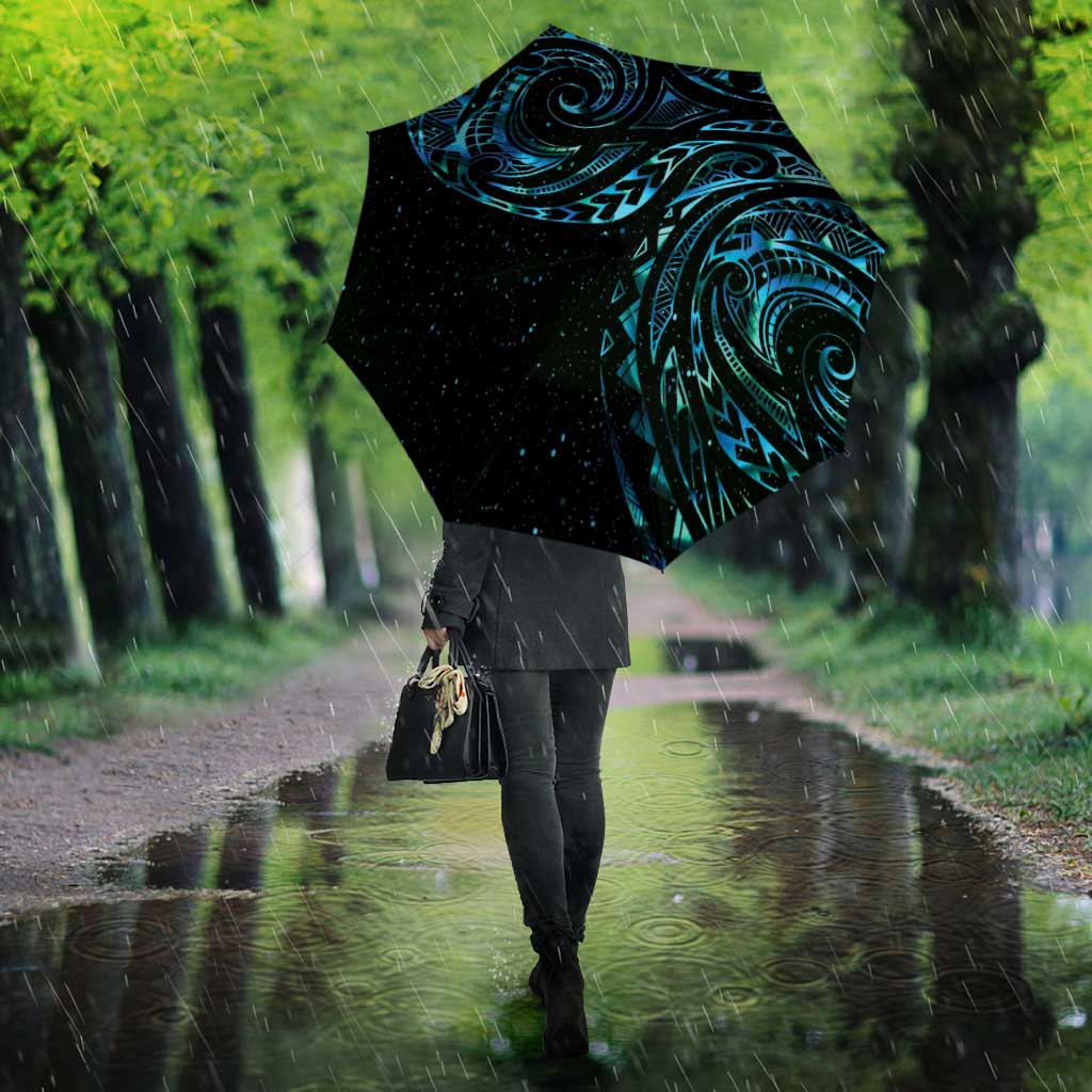 New Zealand Matariki Umbrella Galaxy Maori Tribal Tattoo - Aussie Hoodie