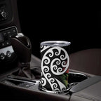 New Zealand Kakapo Christmas Tumbler Cup Meri Kirihimete Pohutukawa Flowers