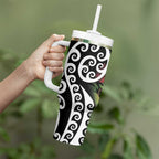 New Zealand Kakapo Christmas Tumbler With Handle Meri Kirihimete Pohutukawa Flowers