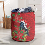 Australian Magpie Laundry Basket Aboriginal Inspired Christmas - Aussie Hoodie