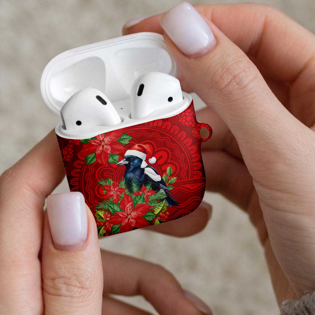 Australian Magpie AirPods Case Aboriginal Inspired Christmas - Aussie Hoodie