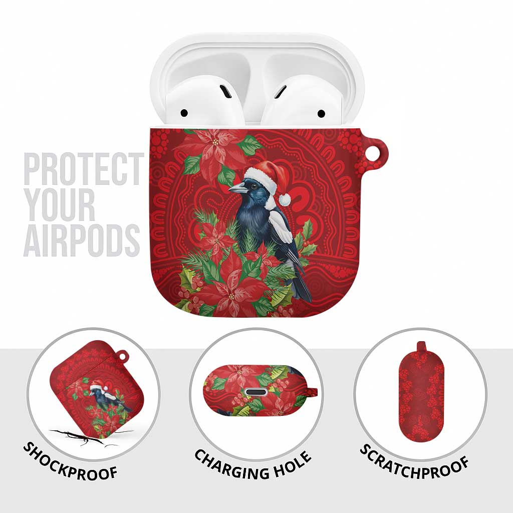 Australian Magpie AirPods Case Aboriginal Inspired Christmas - Aussie Hoodie