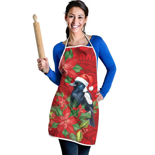Australian Magpie Apron Aboriginal Inspired Christmas - Aussie Hoodie