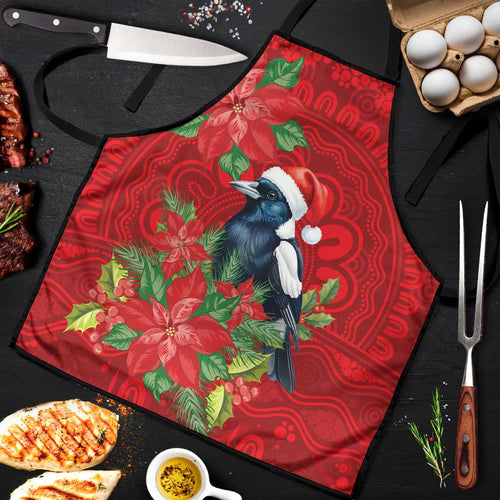 Australian Magpie Apron Aboriginal Inspired Christmas - Aussie Hoodie