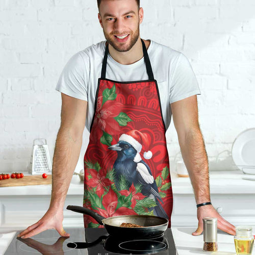 Australian Magpie Apron Aboriginal Inspired Christmas - Aussie Hoodie