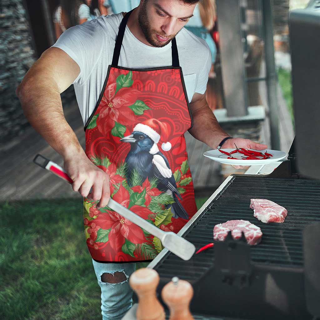 Australian Magpie Apron Aboriginal Inspired Christmas - Aussie Hoodie