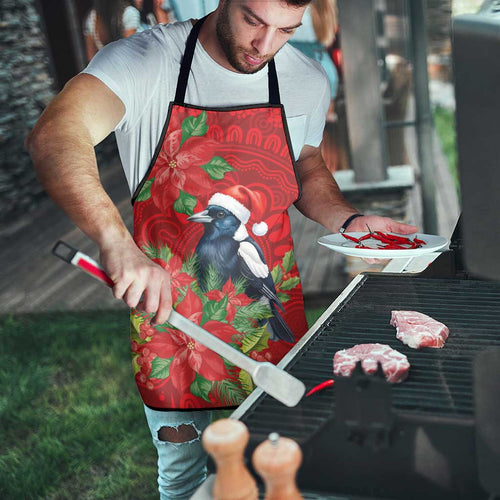 Australian Magpie Apron Aboriginal Inspired Christmas - Aussie Hoodie