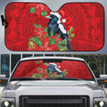 Australian Magpie Auto Sun Shade Aboriginal Inspired Christmas - Aussie Hoodie