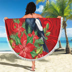 Australian Magpie Beach Blanket Aboriginal Inspired Christmas - Aussie Hoodie