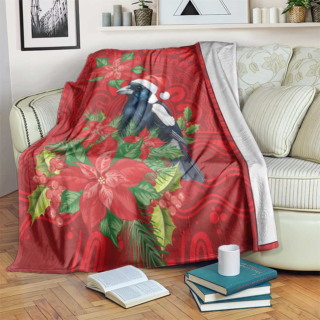 Australian Magpie Blanket Aboriginal Inspired Christmas - Aussie Hoodie