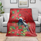 Australian Magpie Blanket Aboriginal Inspired Christmas - Aussie Hoodie