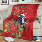 Australian Magpie Blanket Aboriginal Inspired Christmas - Aussie Hoodie
