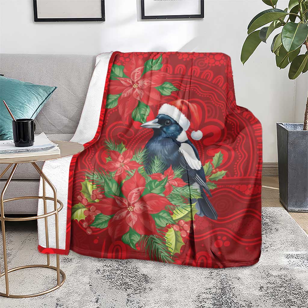 Australian Magpie Blanket Aboriginal Inspired Christmas - Aussie Hoodie