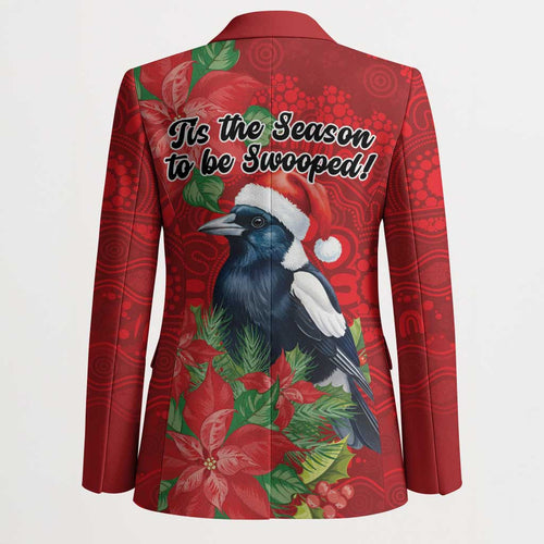 Australian Magpie Blazer Aboriginal Inspired Christmas - Aussie Hoodie