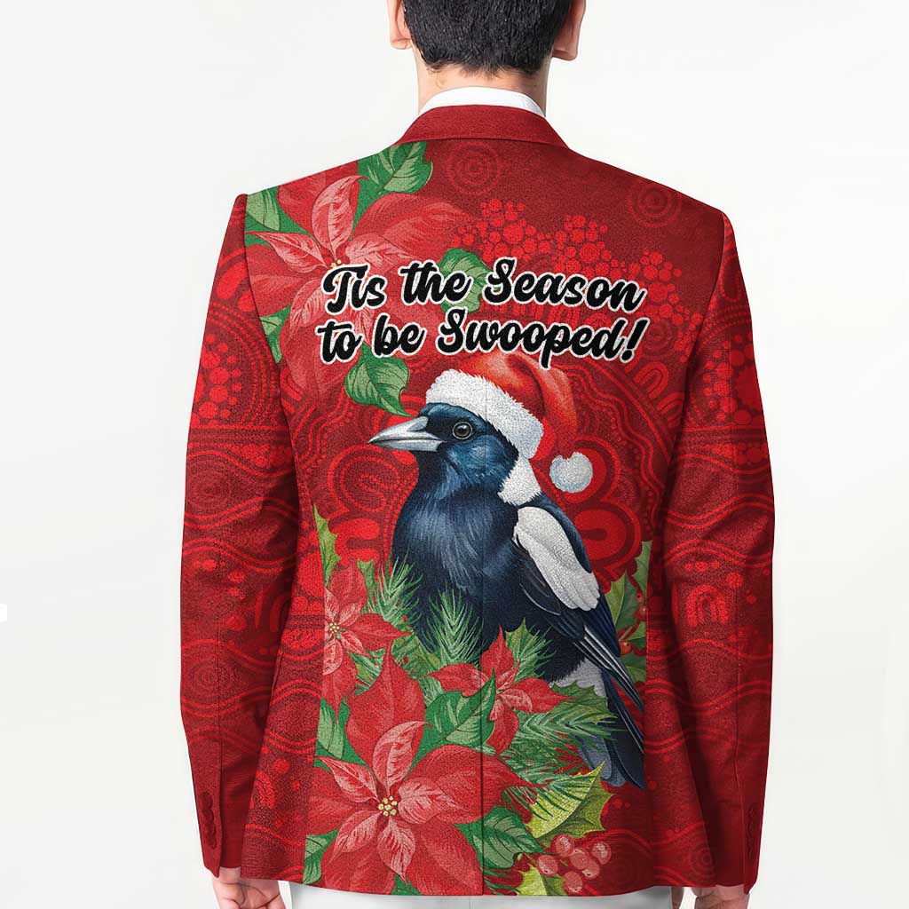 Australian Magpie Blazer Aboriginal Inspired Christmas - Aussie Hoodie