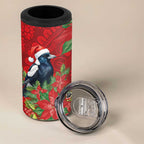 Australian Magpie 4 in 1 Can Cooler Tumbler Aboriginal Inspired Christmas - Aussie Hoodie