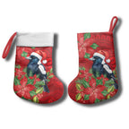 Australian Magpie Christmas Stocking Aboriginal Inspired Christmas - Aussie Hoodie