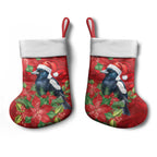 Australian Magpie Christmas Stocking Aboriginal Inspired Christmas - Aussie Hoodie