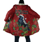 Australian Magpie Cloak Aboriginal Inspired Christmas - Aussie Hoodie
