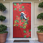 Australian Magpie Door Cover Aboriginal Inspired Christmas - Aussie Hoodie