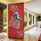 Australian Magpie Door Cover Aboriginal Inspired Christmas - Aussie Hoodie