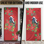 Australian Magpie Door Cover Aboriginal Inspired Christmas - Aussie Hoodie