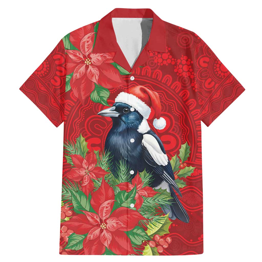 Australian Magpie Family Matching Mermaid Dress and Hawaiian Shirt Aboriginal Inspired Christmas - Aussie Hoodie
