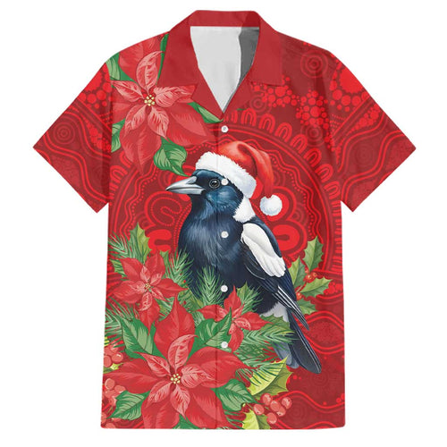 Australian Magpie Family Matching Summer Maxi Dress and Hawaiian Shirt Aboriginal Inspired Christmas - Aussie Hoodie