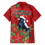 Australian Magpie Family Matching Tank Maxi Dress and Hawaiian Shirt Aboriginal Inspired Christmas - Aussie Hoodie
