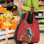 Australian Magpie Grocery Bag Aboriginal Inspired Christmas - Aussie Hoodie