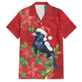 Australian Magpie Hawaiian Shirt Aboriginal Inspired Christmas - Aussie Hoodie