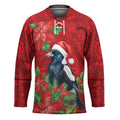 Australian Magpie Hockey Jersey Aboriginal Inspired Christmas - Aussie Hoodie