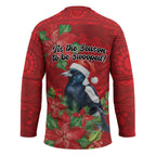 Australian Magpie Hockey Jersey Aboriginal Inspired Christmas - Aussie Hoodie