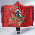 Australian Magpie Hooded Blanket Aboriginal Inspired Christmas - Aussie Hoodie
