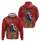 Australian Magpie Hoodie Aboriginal Inspired Christmas - Aussie Hoodie