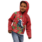 Australian Magpie Kid Hoodie Aboriginal Inspired Christmas - Aussie Hoodie