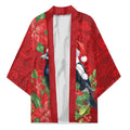 Australian Magpie Kimono Aboriginal Inspired Christmas - Aussie Hoodie