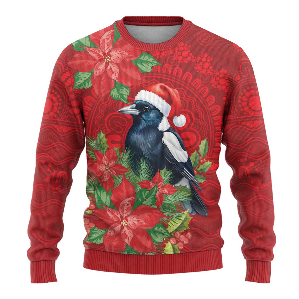 Australian Magpie Ugly Christmas Sweater Aboriginal Inspired Christmas - Aussie Hoodie