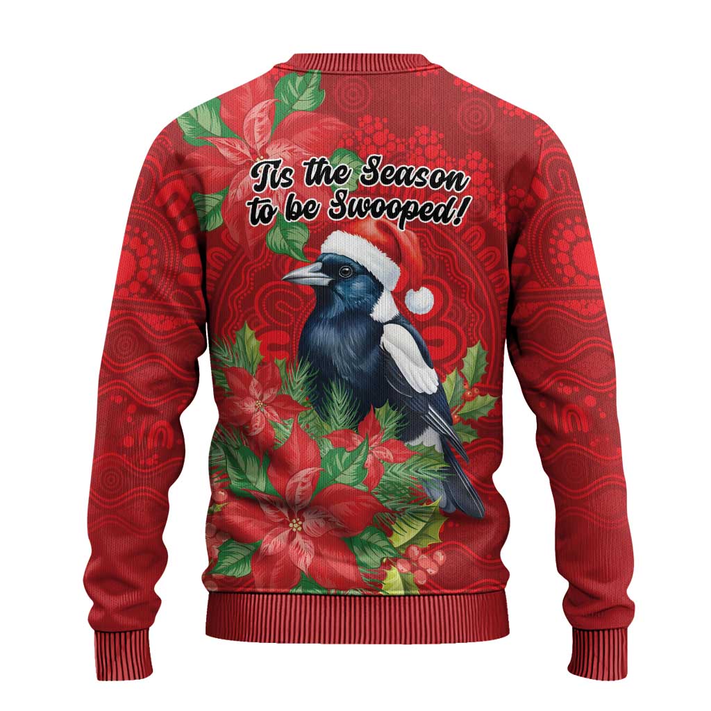 Australian Magpie Ugly Christmas Sweater Aboriginal Inspired Christmas - Aussie Hoodie