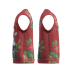 Australian Magpie Christmas Knitted V-Neck Vest Aboriginal Inspired Christmas - Aussie Hoodie