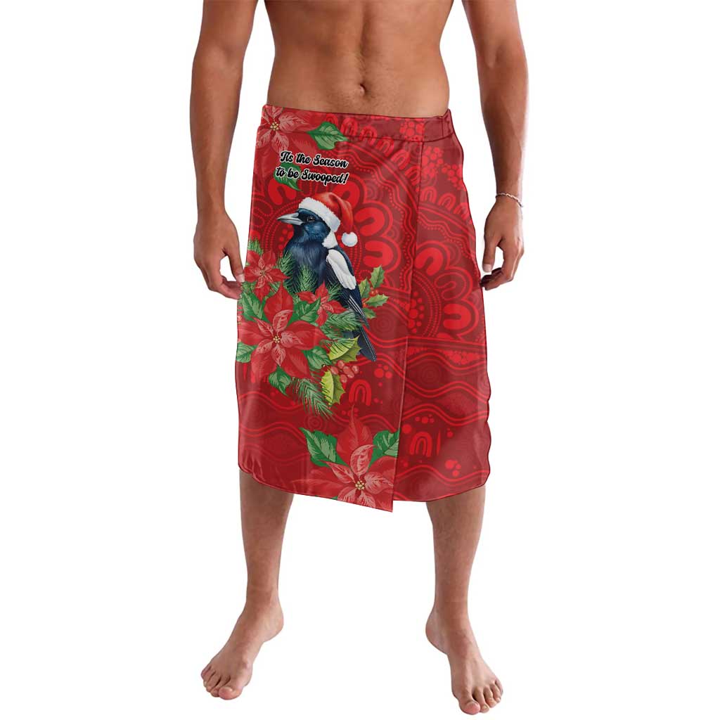 Australian Magpie Lavalava Aboriginal Inspired Christmas - Aussie Hoodie